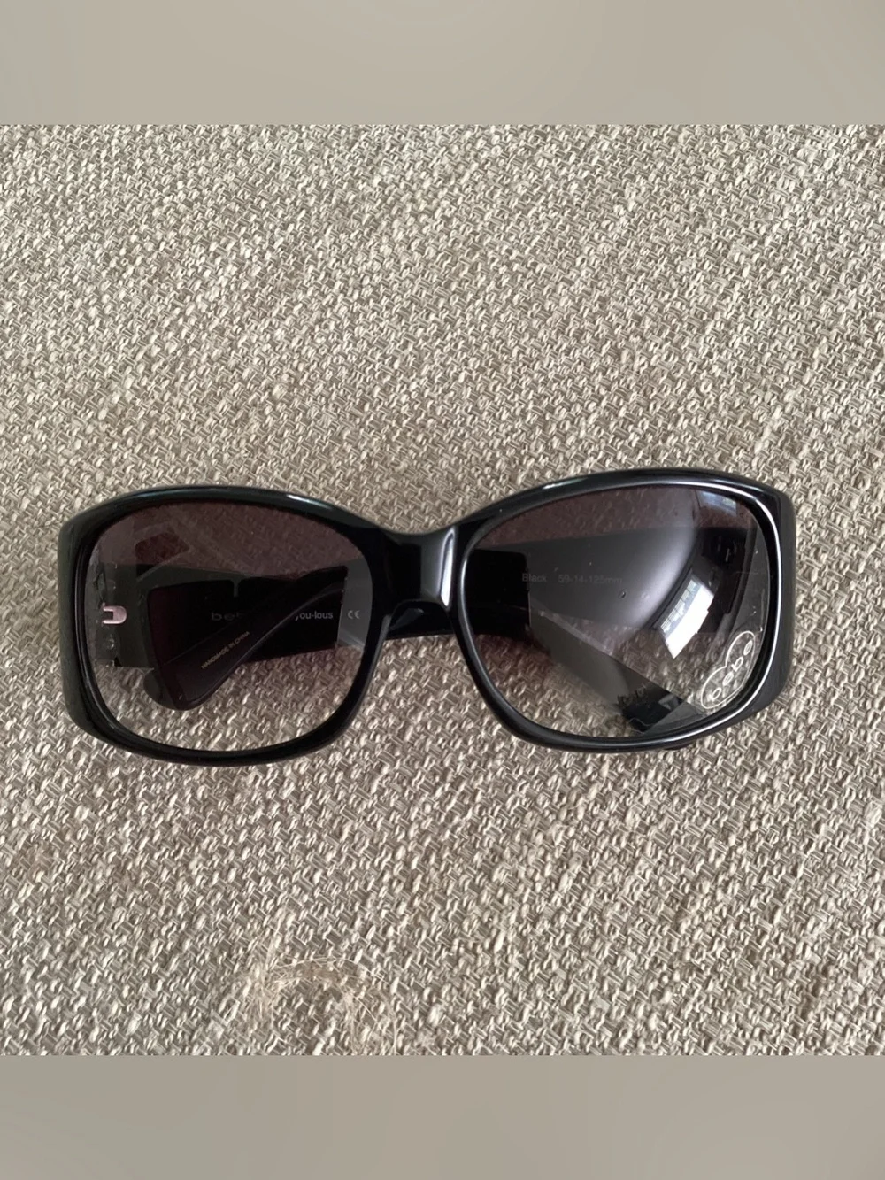 bebe Fab-you-lous black vintage full frame women’s sunglasses